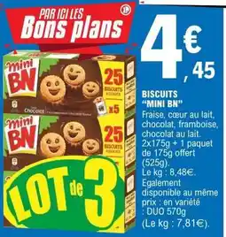E.Leclerc BISCUITS 'MINI BN' offre