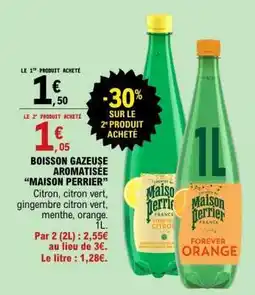 E.Leclerc Boisson gazeuse aromatisée 'Maison Perrier' offre