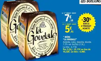 E.Leclerc Bière La Goudale offre