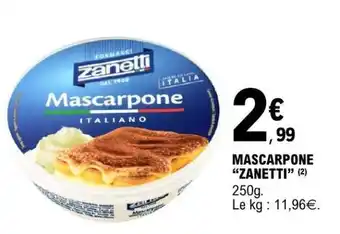 E.Leclerc Mascarpone Zanetti offre