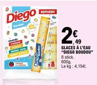 E.Leclerc GLACES À L’EAU “DIEGO BOUDOU” offre