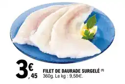 E.Leclerc FILET DE DAURADE SURGELÉ offre