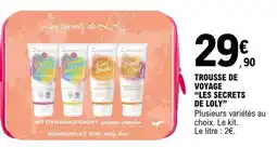 E.Leclerc Trousse de voyage 'Les Secrets de Loly' offre