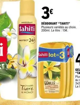 E.Leclerc DÉODORANT “TAHITI” offre