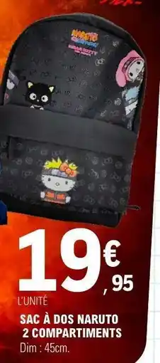 E.Leclerc SAC À DOS NARUTO offre