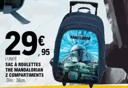 E.Leclerc SAC À ROULETTES THE MANDALORIAN offre