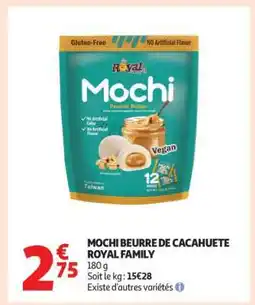 Auchan Mochi Beurre De Cacahuète Royal Family offre