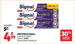 Auchan Dentifrice Signal offre