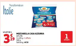 Auchan Mozzarella Casa Azzurra offre