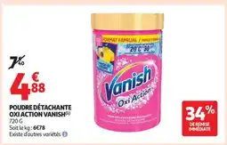 Auchan Poudre Détachante Oxi Action Vanish offre