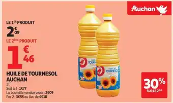 Auchan Huile De Tournesol Auchan offre
