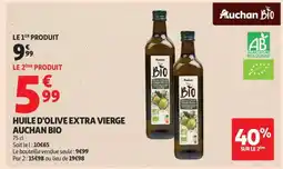 Auchan Huile D'olive Extra Vierge Auchan Bio offre
