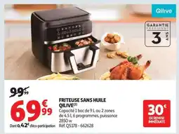 Auchan Friteuse Sans Huile Qilive offre