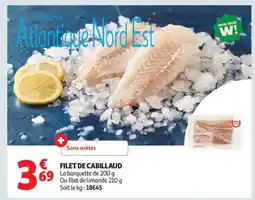 Auchan Filet De Cabillaud offre