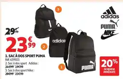 Auchan SAC À DOS SPORT PUMA offre