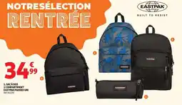 Auchan SAC À DOS 1 COMPARTIMENT EASTPAK PADDED UNI offre