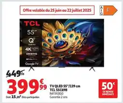 Auchan TCL 55C69B offre