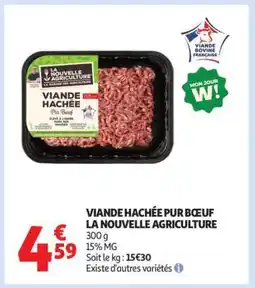 Auchan Viande Hachée Pur Bœuf La Nouvelle Agriculture offre