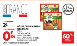 Auchan Deliss' Original Halal Isla Délice offre