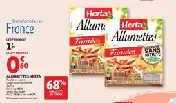 Auchan HERTA ALLUMETTES FUMÉES offre