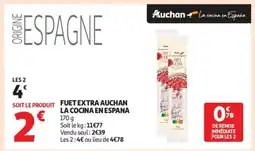 Auchan Fuet Extra Auchan La Cocina En Espana offre