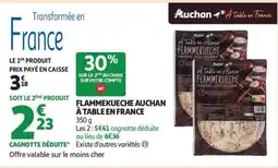 Auchan Flammekueche Auchan À Table En France offre