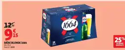 Auchan Bière Blonde 1664 offre