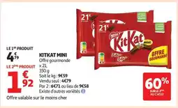Auchan Kitkat Mini offre
