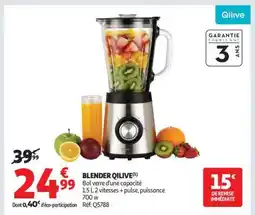 Auchan Blender Qilive offre