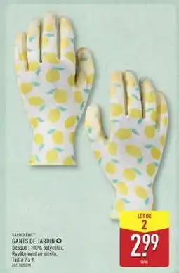 ALDI Gants De Jardin offre