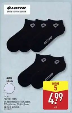 ALDI Socquettes offre