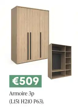Meubles Crack Armoire 3p offre