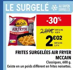 Supeco McCain Frites Surgelées Air Fryer offre