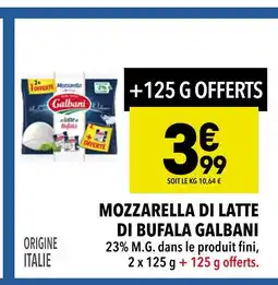 Supeco Galbani Mozzarella di Latte di Bufala offre