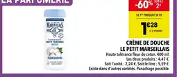 Supeco Le Petit Marseillais Crème de douche offre