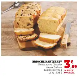 Super U Brioche nanterre offre