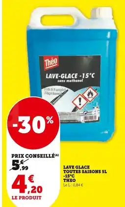 Super U THEO Lave-glace toutes saisons 5l -15°c offre