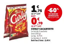 Super U VICO Curly cacahuete offre