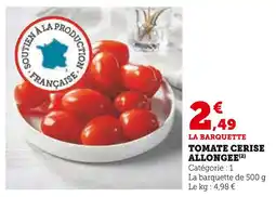 U Express Tomate cerise allongée offre