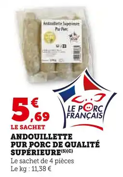 U Express Andouillette pur porc de qualité supérieure offre
