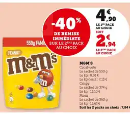 U Express M&M'S M&M'S offre