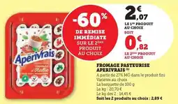 U Express Apérivrais - fromage pasteurise offre