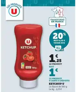 U Express U - ketchup offre