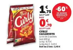 U Express Vico - curly cacahuete offre