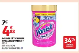 Auchan VANISH Poudre détachante oxi action offre