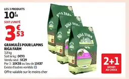 Auchan Granulés pour lapins offre