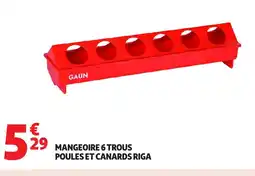 Auchan Mangeoire 6 trous poules et canards riga offre