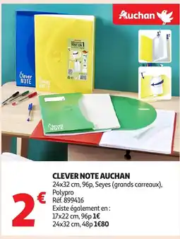 Auchan Clever note auchan offre