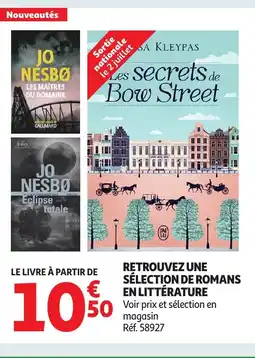 Auchan Retrouvez une sélection de romans en littérature offre