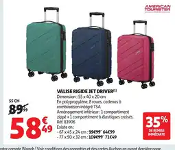 Auchan Valise rigide jet driver offre